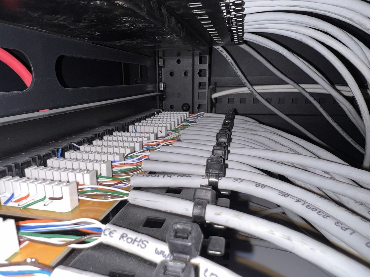 Zarobiony patch panel kat. 6 i wiązka okablowania strukturalnego – Doorox Opole